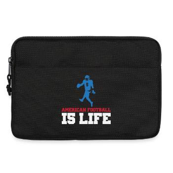 American Football ist Life Silhouette - Laptoptasche 13" - Schwarz - Vorne