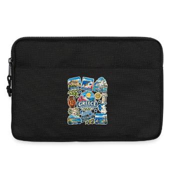 Griechenland Reisesticker - Laptoptasche 13" - Schwarz - Vorne
