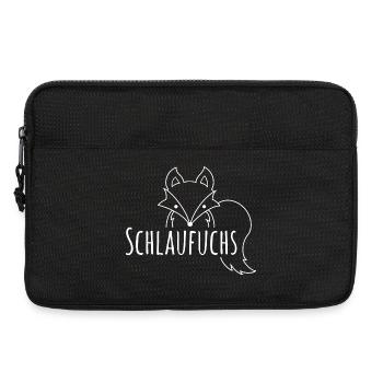 Schlaufuchs - Fuchs Line Art - Laptoptasche 13" - Schwarz - Vorne