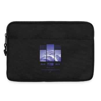Green Tree Python Modern Reptile Keeper Streetwear - Laptoptasche 13" - Schwarz - Vorne