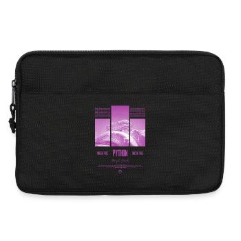 Green Tree Python Modern Reptile Keeper Streetwear - Laptoptasche 13" - Schwarz - Vorne