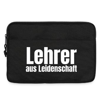 Lehrer aus Leidenschaft Grundschule Geschenk - Laptoptasche 13" - Schwarz - Vorne