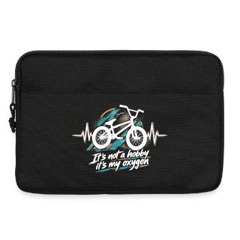 BMX Herzschlag EKG: It's Not a Hobby, It's Oxygen - Laptoptasche 13" - Schwarz - Vorne