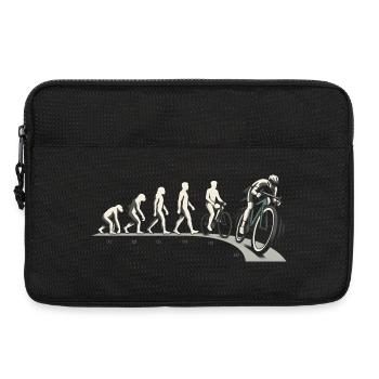 Rennrad Evolution Vom Affen Zum Radfahrer Radsport - Laptoptasche 13" - Schwarz - Vorne