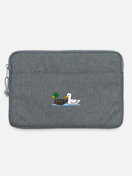 Enten - Laptoptasche 13" - Grau meliert