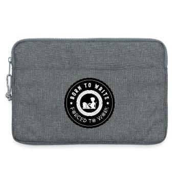 BornTo Write - Laptoptasche 13" - Grau meliert - Vorne