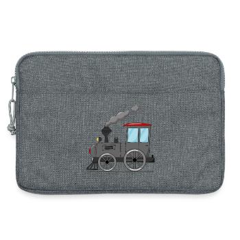 Train pour enfants gris - Sacoche pour ordinateur portable 13 pouces - gris chiné - Devant