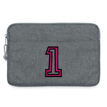 1. 1 JAHR. 1. JAHRESTAG. 1 JAHR GEBURTSTAG - Laptoptasche 13" - Grau meliert - Vorne