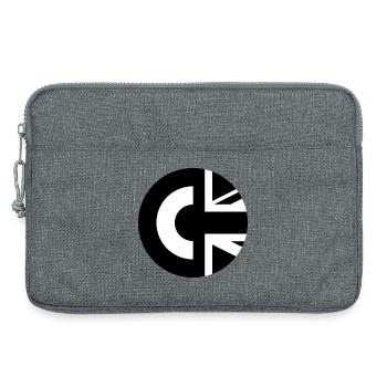 Zweifarbiges Großbritannien - Laptoptasche 13" - Grau meliert - Vorne