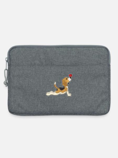 Beagle - Laptoptasche 13" - Grau meliert