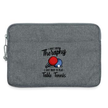 Ping-pong - Sacoche pour ordinateur portable 13 pouces - gris chiné - Devant