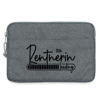 Rentnerin 2026 Loading - Laptoptasche 13" - Grau meliert - Vorne