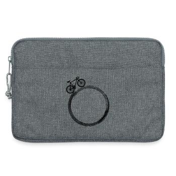 Cyclisme Vélo Vélo Sport Cyclisme Cycliste Cyclisme - Sacoche pour ordinateur portable 13 pouces - gris chiné - Devant