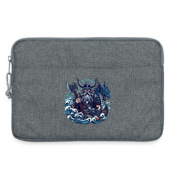 Viking Logo - Sacoche pour ordinateur portable 13 pouces - gris chiné - Devant