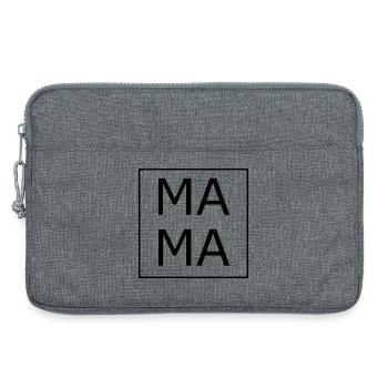 Mama Mama - Laptoptasche 13" - Grau meliert - Vorne