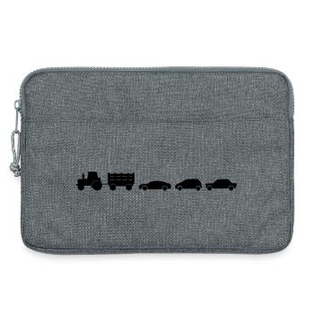 Semi-remorques Fermier Fermier - Sacoche pour ordinateur portable 13 pouces - gris chiné - Devant