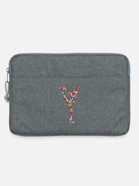 Rollschuh Kinder Roller Skating Mädchen Rollschuhe - Laptoptasche 13" - Grau meliert