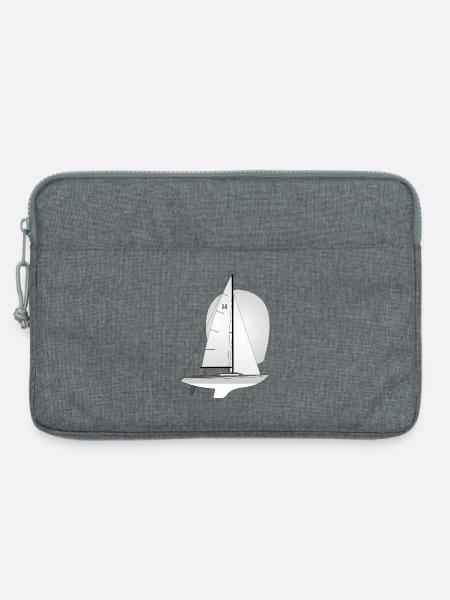 H Boot Riss - Laptoptasche 13" - Grau meliert
