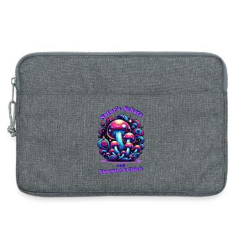 Magisches Pilzwunder - Laptoptasche 13" - Grau meliert - Vorne