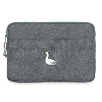 Gans - Laptoptasche 13" - Grau meliert - Vorne