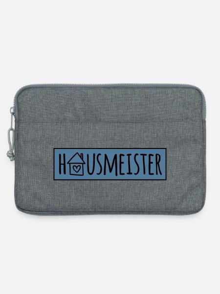 Hausmeister - Laptoptasche 13" - Grau meliert
