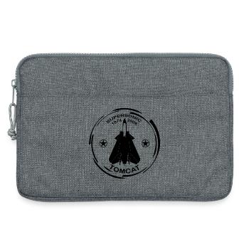 Plane F14 Tomcat - Laptop bag 13" - heather grey - Front