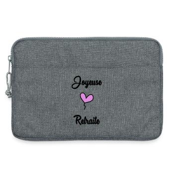 RUHESTAND. RUHESTAND. PENSIONIERT. RUHESTAND - Laptoptasche 13" - Grau meliert - Vorne