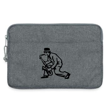 Ska Saxophonist - Laptoptasche 13" - Grau meliert - Vorne