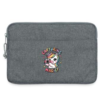 Capturer la magie ! - Sacoche pour ordinateur portable 13 pouces - gris chiné - Devant