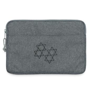 Conception Hexa - Sacoche pour ordinateur portable 13 pouces - gris chiné - Devant