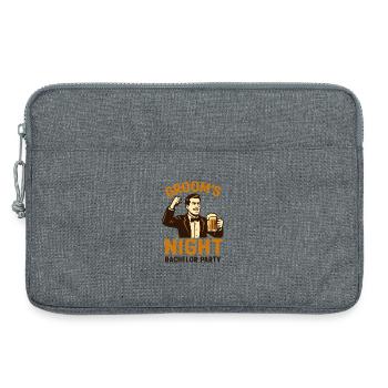 Enterrement de vie de garçon - Sacoche pour ordinateur portable 13 pouces - gris chiné - Devant