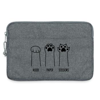 Roche Papier Ciseaux - Sacoche pour ordinateur portable 13 pouces - gris chiné - Devant