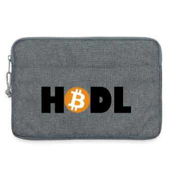 Bitcoin Revolution – Tenez l’avenir - Sacoche pour ordinateur portable 13 pouces - gris chiné - Devant