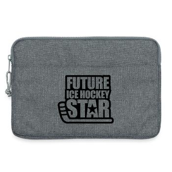 Zukünftige Ice Hockey Star - Laptoptasche 13" - Grau meliert - Vorne