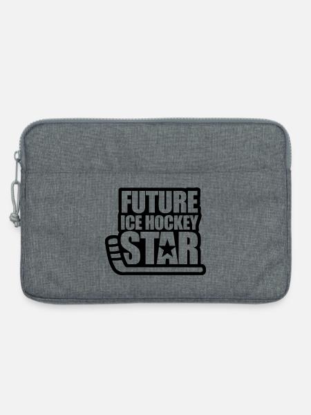 Zukünftige Ice Hockey Star - Laptoptasche 13" - Grau meliert
