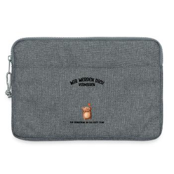 Wir werden dich Vermissen beste Team Abschied - Laptoptasche 13" - Grau meliert - Vorne