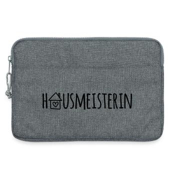 Hausmeisterin - Laptoptasche 13" - Grau meliert - Vorne
