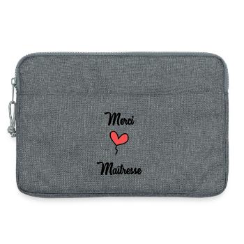 Geliebte - Laptoptasche 13" - Grau meliert - Vorne