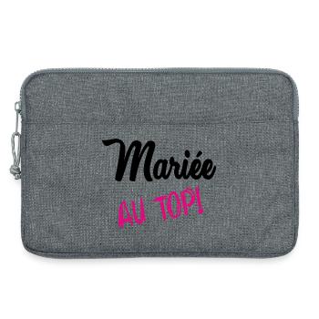 HEIRAT - Laptoptasche 13" - Grau meliert - Vorne