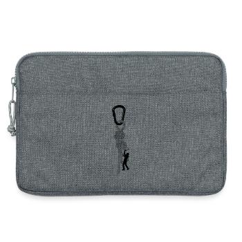 klettern bouldern felsklettern berge Bergsport - Laptoptasche 13" - Grau meliert - Vorne