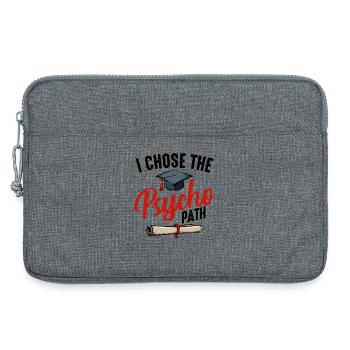 psychologue - Sacoche pour ordinateur portable 13 pouces - gris chiné - Devant