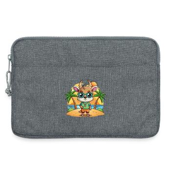 Antelope Funny Cartoon Summer Beach Sunglasses - Laptop bag 13" - heather grey - Front