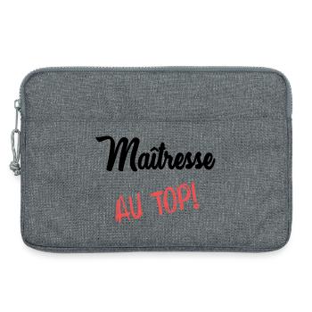 GELIEBTE - Laptoptasche 13" - Grau meliert - Vorne