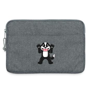Dachs - Laptoptasche 13" - Grau meliert - Vorne