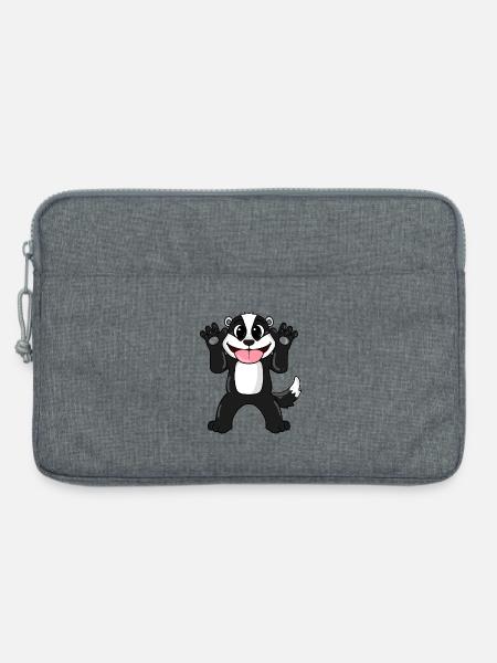 Dachs - Laptoptasche 13" - Grau meliert