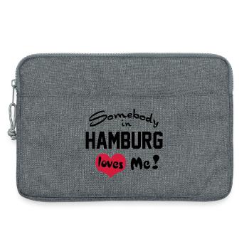 hamburg - Laptoptasche 13" - Grau meliert - Vorne