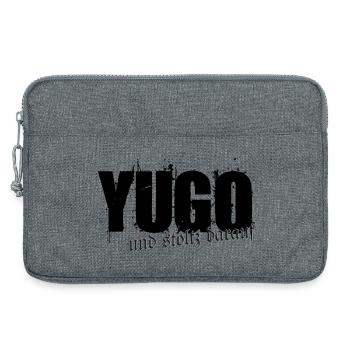 proud Yugo - Yugo style - united style of Balkan - Laptop bag 13" - heather grey - Front