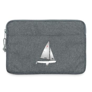 Pirat Riss - Laptoptasche 13" - Grau meliert - Vorne