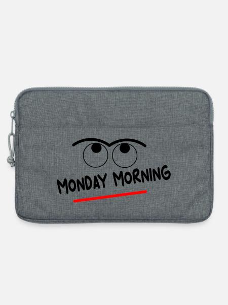 Monday - Laptoptasche 13" - Grau meliert