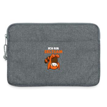 Ich Bin Seltsam Komisch Lustig Außenseiter - Laptoptasche 13" - Grau meliert - Vorne
